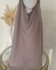 Khimar taupe, long hijab pour la femme musulmane voilée, Cendrijab vend en ligne des khimar de bonne qualité et pas cher, la livraison est rapide , Cendrijab propose un large choix de couleurs, vente de khimar en gros et au détails, notre stock est disponible en France